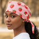 Strawberry Satin-Lined Scrub Cap