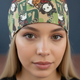 Camo Cutie Satin-Lined Tie-Back Scrub Cap
