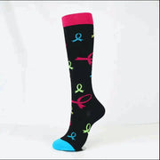 Cancer Awareness Compression Socks