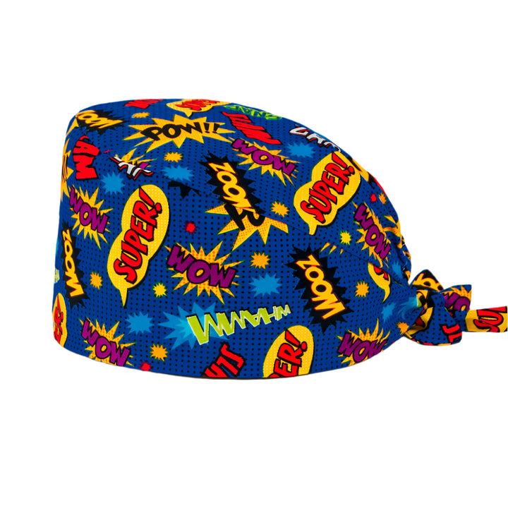 Super,Wham, Wow Scrub Cap