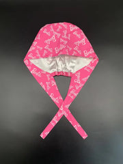 Barbiecore Satin Scrub Cap
