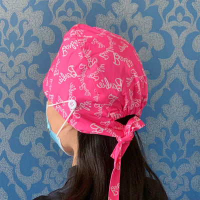 Barbiecore Satin Scrub Cap