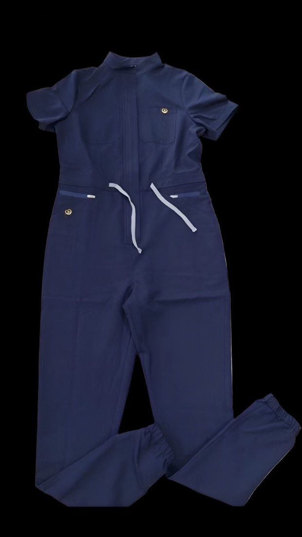 Tailored Cargo ScrubJumpsuit