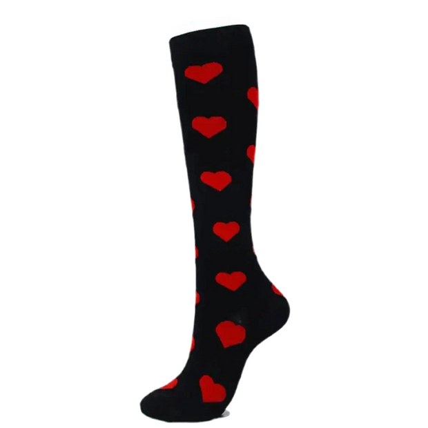 Red Heart Compression Socks