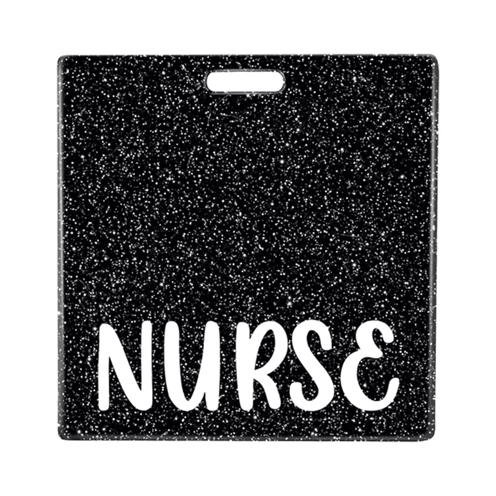 Nurse Glitter Badge Buddy