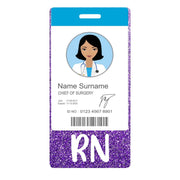 Vertical Id Badge Backer