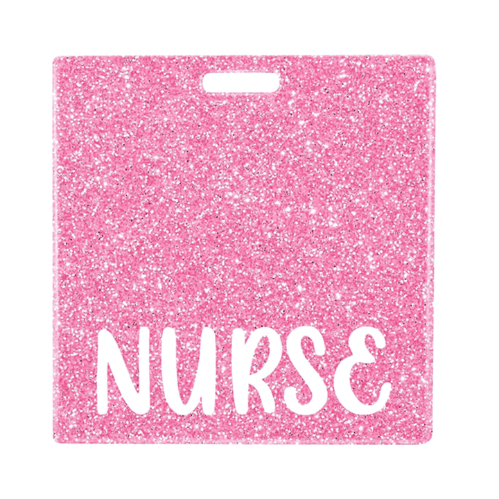 Nurse Glitter Badge Buddy