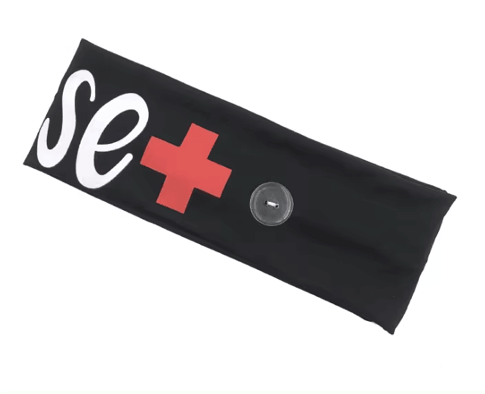 护士生活头带带纽扣