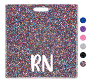 RN Glitter Badge Backer