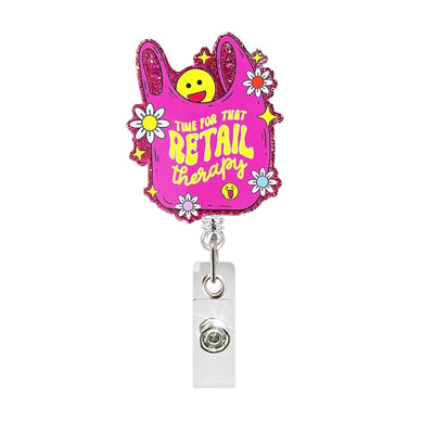 Retail Therapy Badge Reel