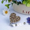 Leopard Heart Badge Reel