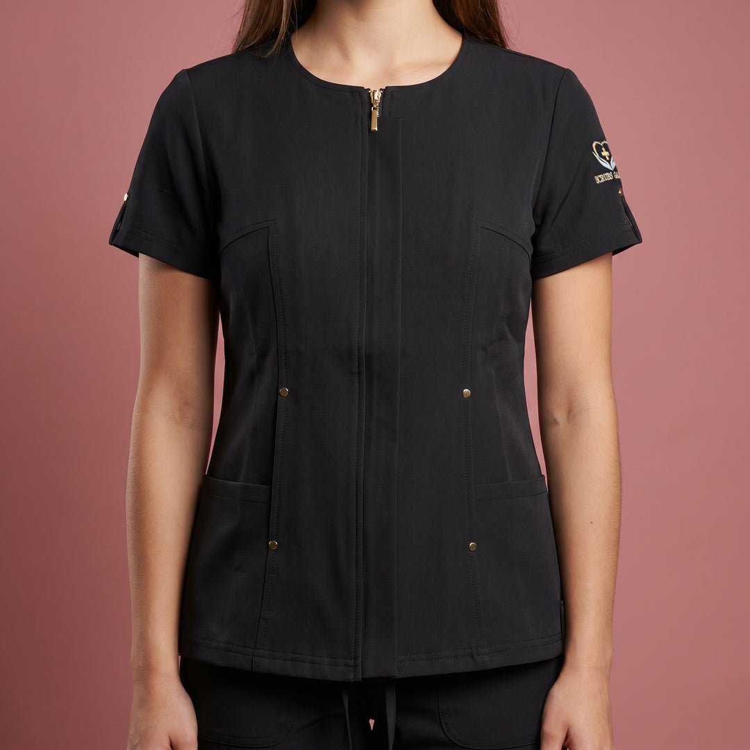 Laylah Chic Scrub Top