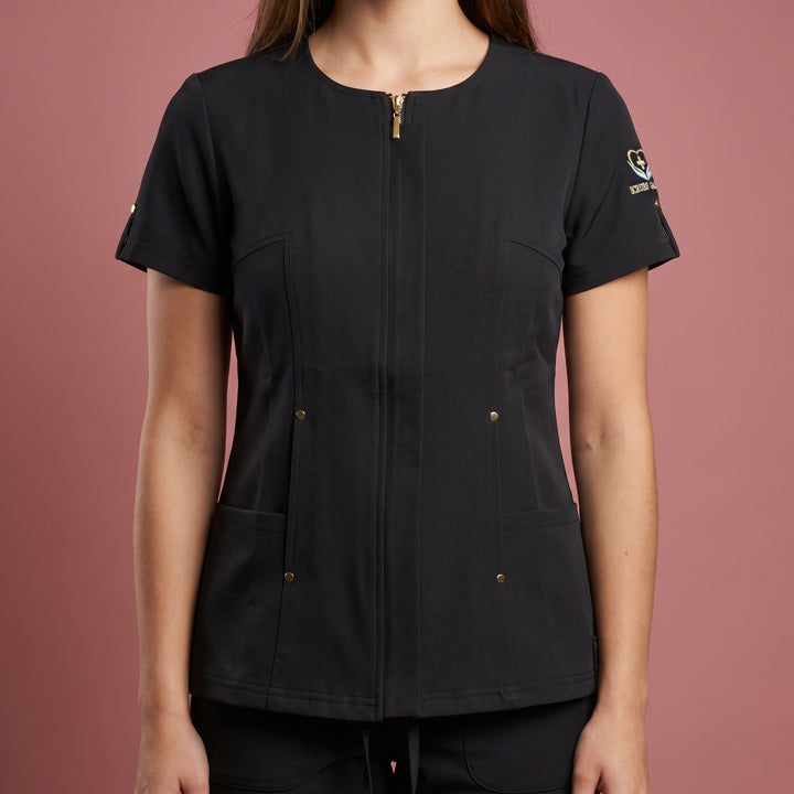 Laylah Chic Scrub Top