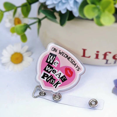 Pretty in Pink Badge Reel
