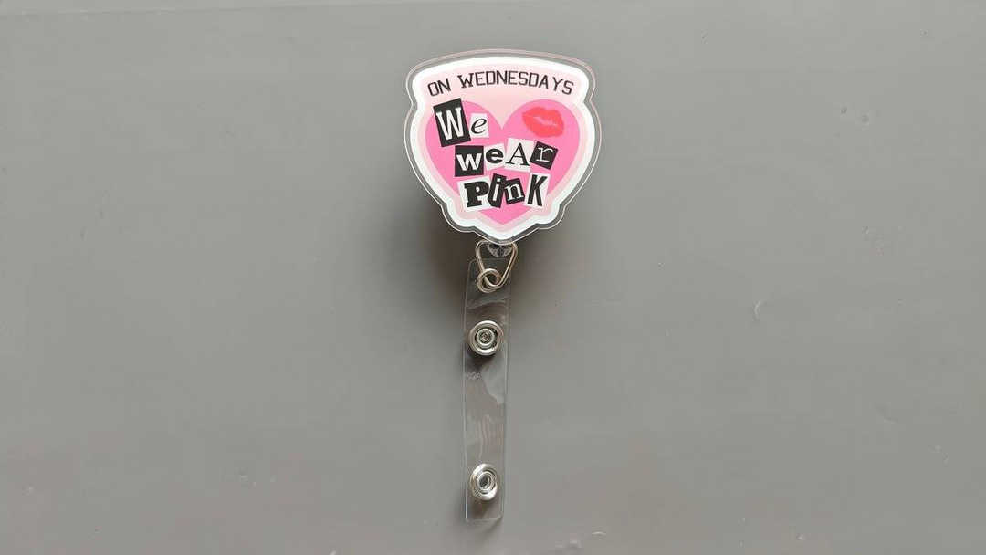 Pretty in Pink Badge Reel
