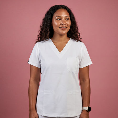 The Classic V-Neck Scrub Top