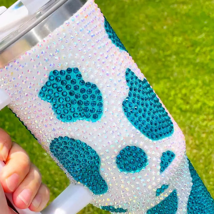 Cow Print 40oz Glow Tumblers