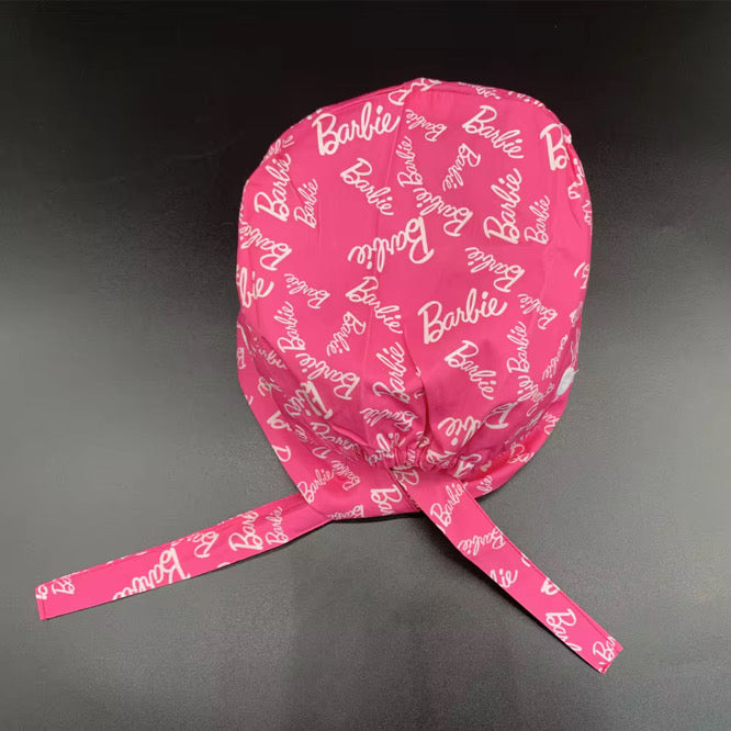 Barbiecore Satin Scrub Cap