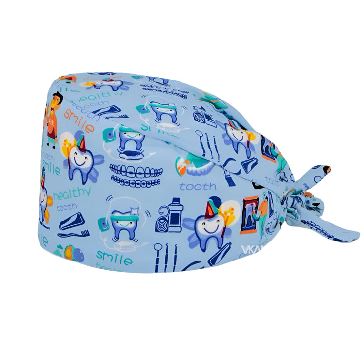 Blue Tooth Fairy Scrub Cap