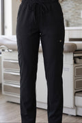 Laylah Cargo Pants front view with tailored fit - Scrubs Galore Uniforms
