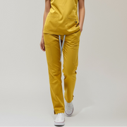 Flex Appeal Women’s Scrub Pant – Mustard Yellow