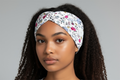 Diademas elegantes anudadas con botones