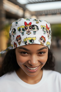 Powerpuff Girls Scrub Cap – White Print