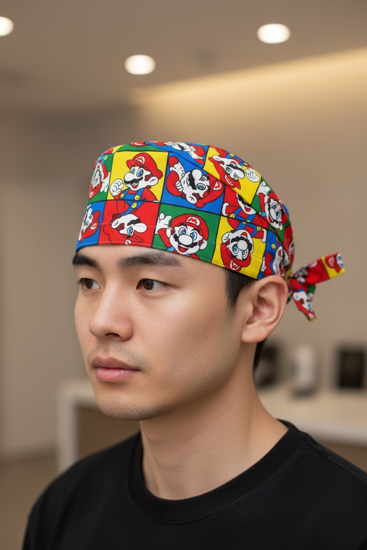 Super Mario Brothers Scrub Cap
