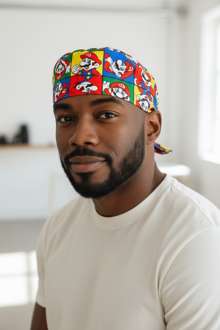 Super Mario Brothers Scrub Cap