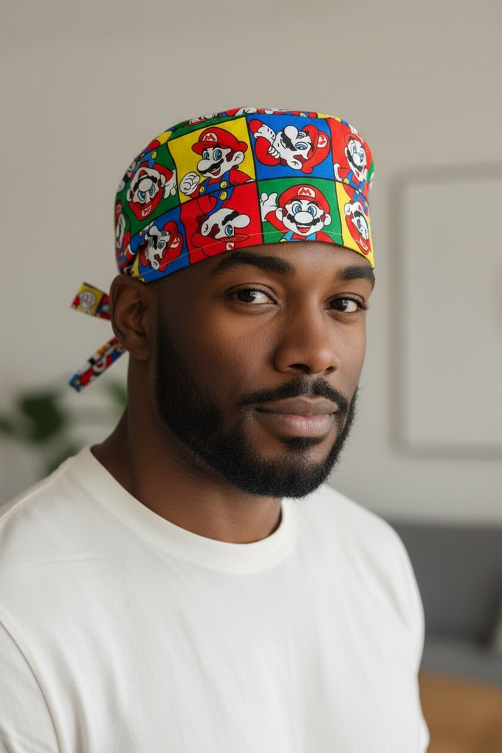 Super Mario Brothers Scrub Cap