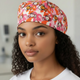 Pink Army Satin-Lined Scrub Cap