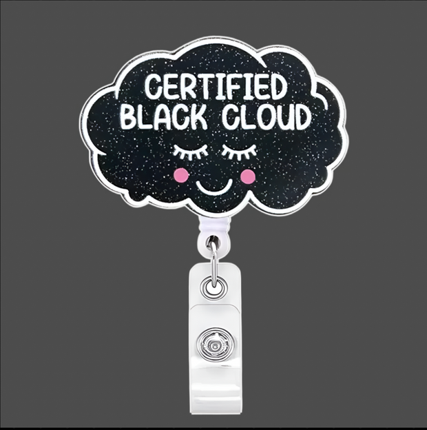 Black Cloud Badge Reel