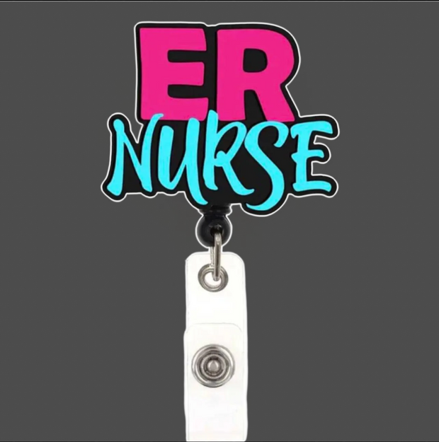 ER Nurse Badge Reel