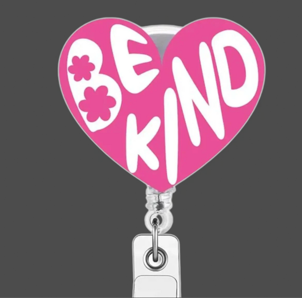 Be Kind Badge Holder