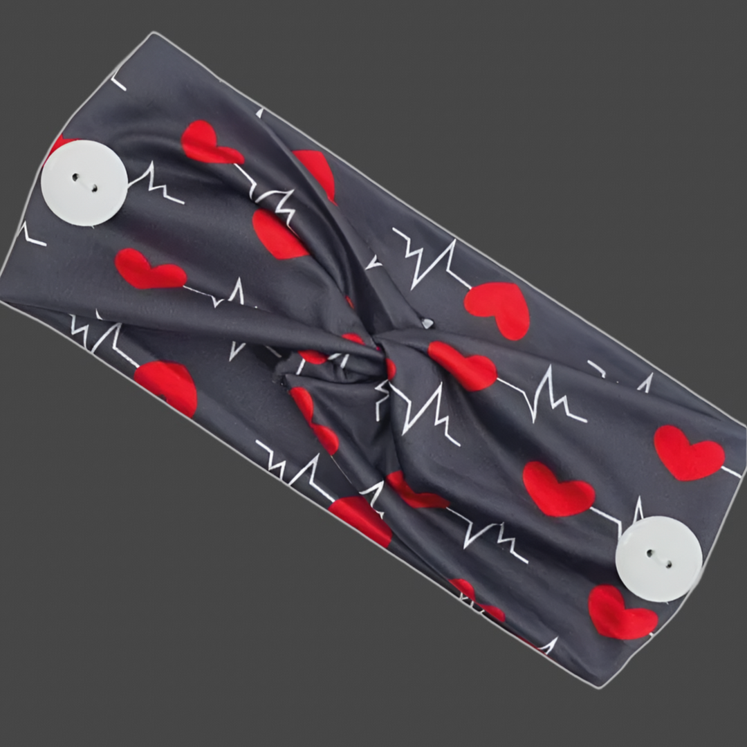 Chic Knotted Headbands w/ Ear-Saver Buttons