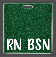 Insignia verde brillante de RN BSN