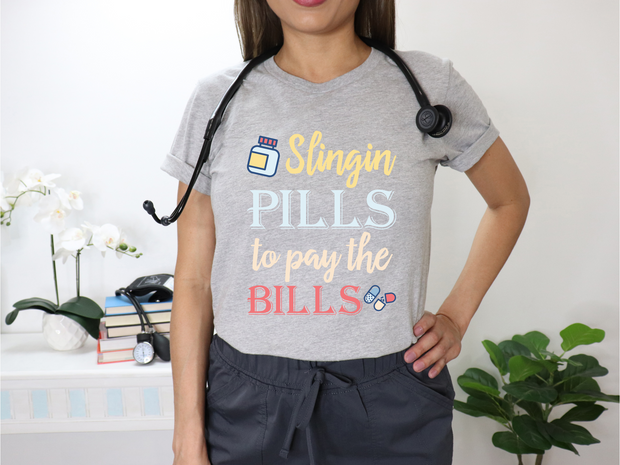 Camiseta de pastillas Slinglin