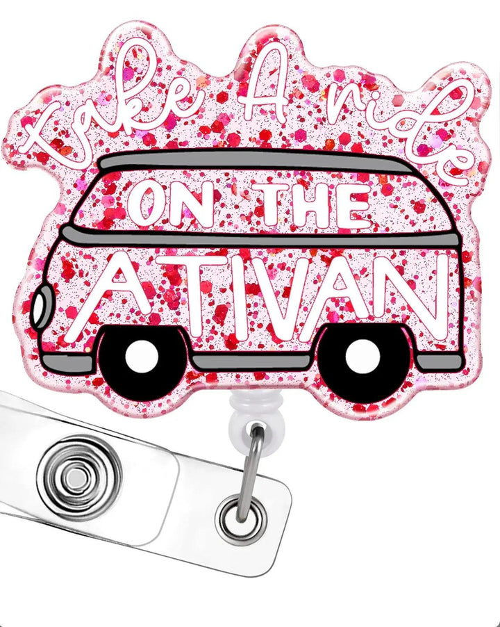 Ativan Badge Holder - Scrubs Galore Uniforms 