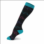 Blue Pulse Compression Socks