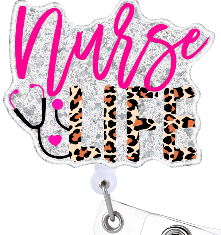 Nurse Life Badge Holder - Scrubs Galore Uniforms 