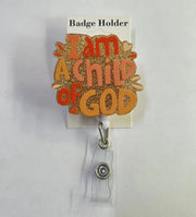 Child of GOD badge holder - Scrubs Galore Uniforms 