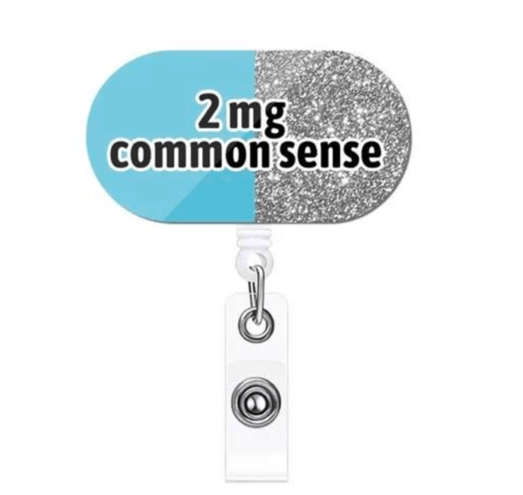 Common Sense Badge Holder - Scrubs Galore Uniforms 