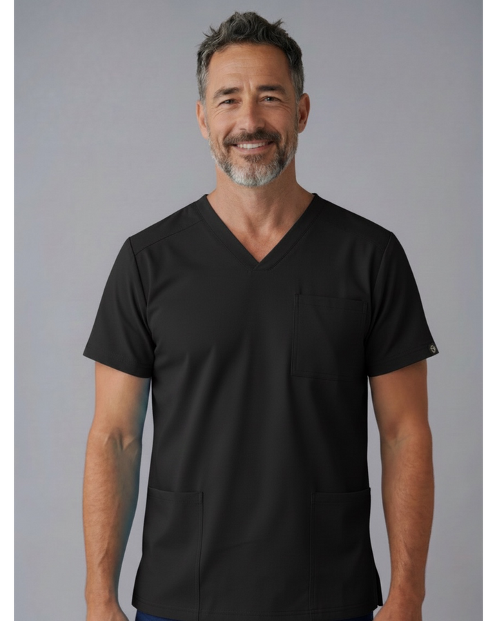 CoreFit Men’s V-Neck Scrub Top