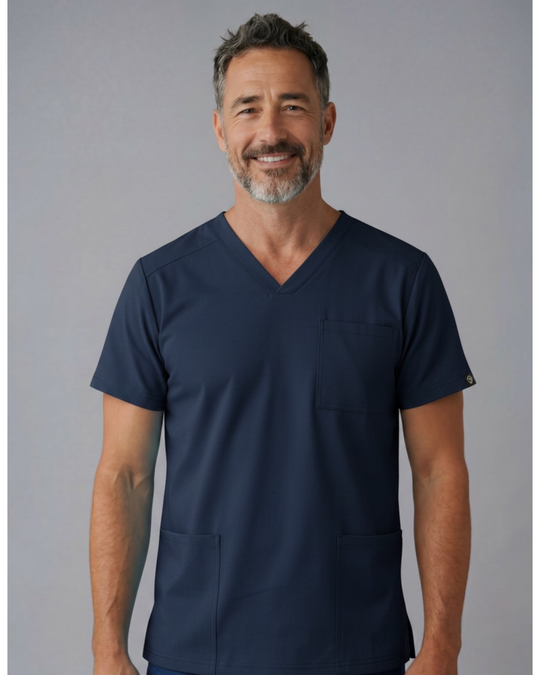 CoreFit Men’s V-Neck Scrub Top