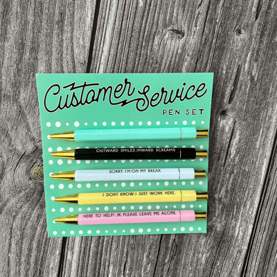 Customer Service 5 Piece Pen Set