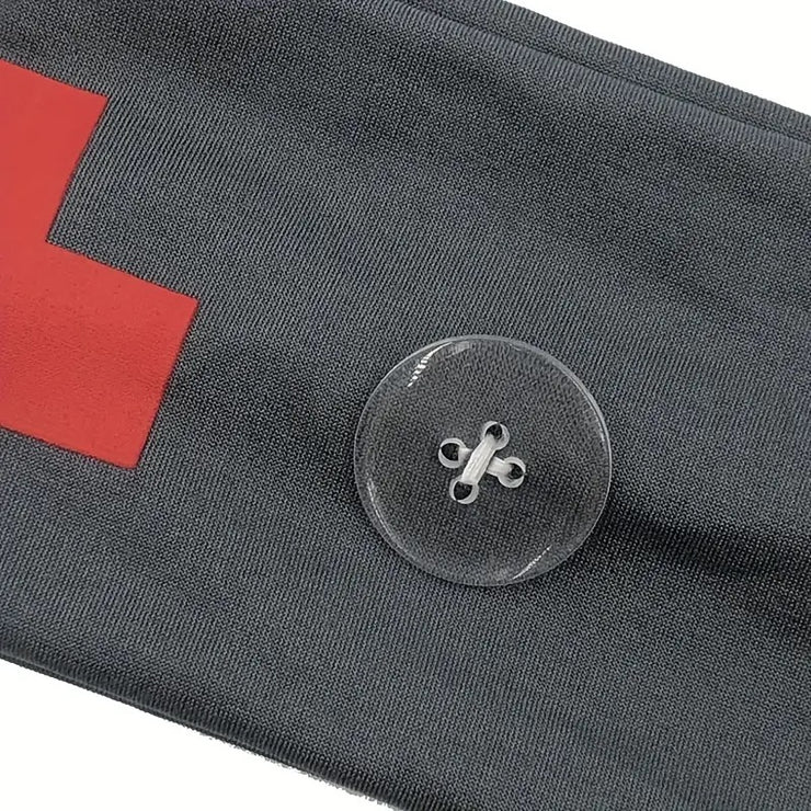 护士生活头带带纽扣