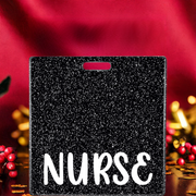 Nurse Glitter Badge Buddy