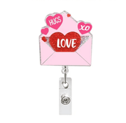 Hugs. XOXOX Badge Holder - Scrubs Galore Uniforms 