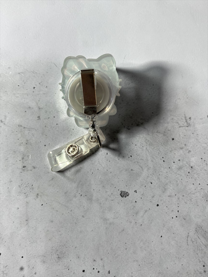 Red Bunny Inspired Badge Reel