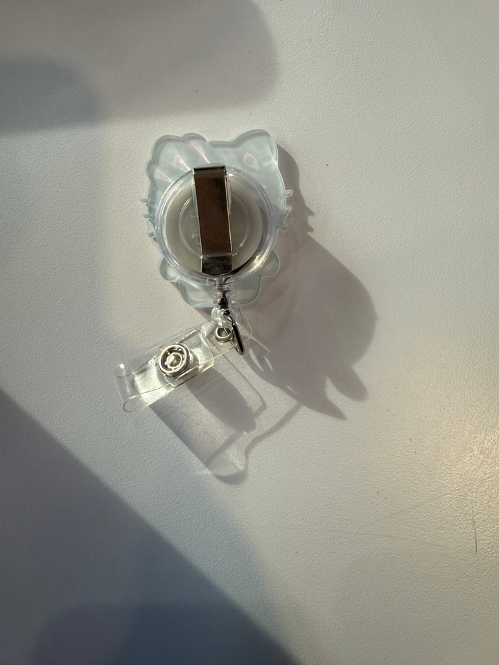 Camo Hello Kitty Inspired Badge Reel